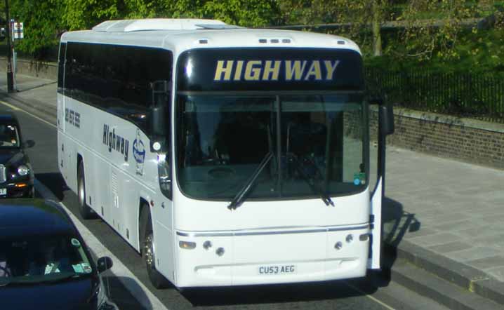 Highway Volvo B12M Plaxton CU53AEG